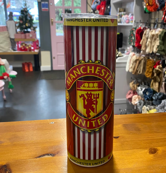 Manchester United, 20oz Tumbler, Insulated, Stainless Steel, Hot & Cold use