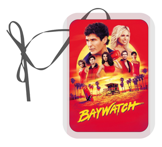 Baywatch, Hanging Air Freshener, Car Air Freshener, Retro