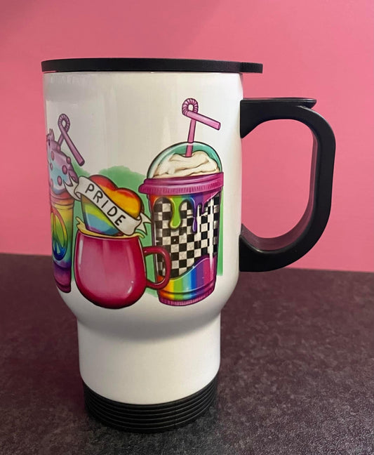 Pride, Ceramic Mug, Coaster, Cushion, Water Bottle, Keyring, Travel Mug