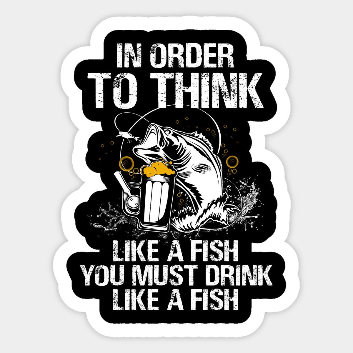 Drink Like A Fish, Coaster, Cushion, Water Bottle, Keyring, Travel Mug