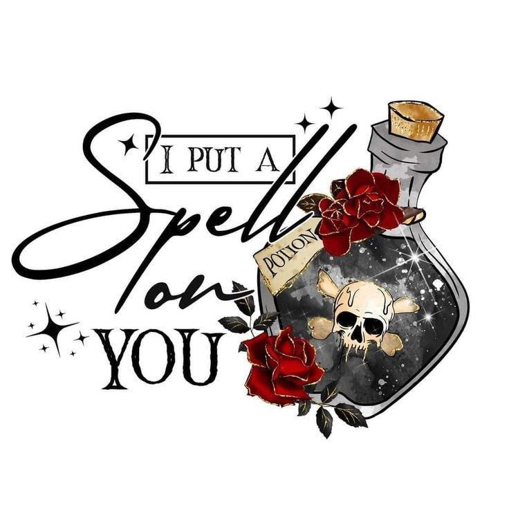 I Put A Spell on You, Valentines, Coaster, Cushion, Water Bottle, Keyring, Travel Mug