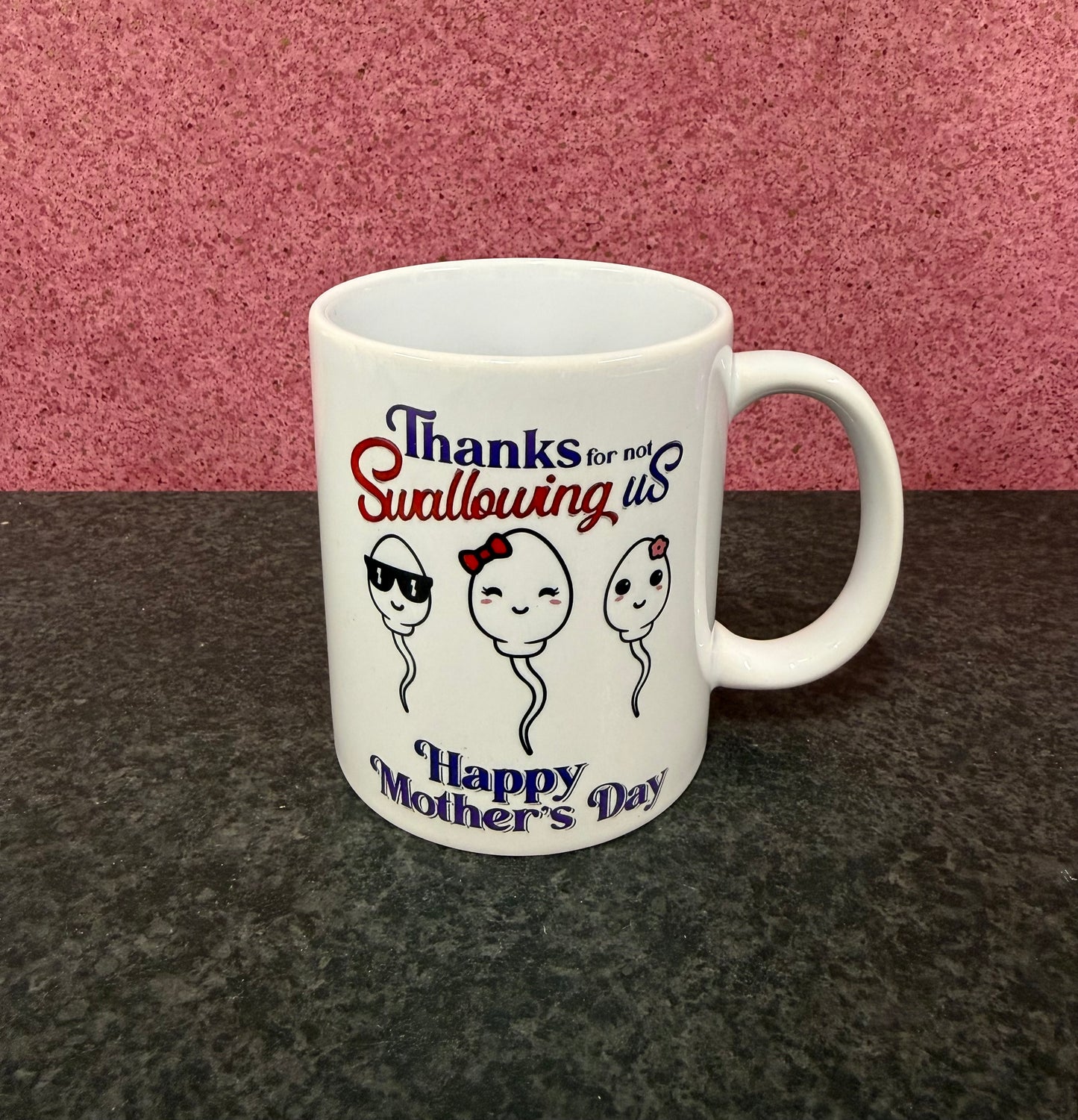 Mother’s Day, Thanks for Not Swallowing Us, Ceramic Mug, Tea, Coffee, End of Line