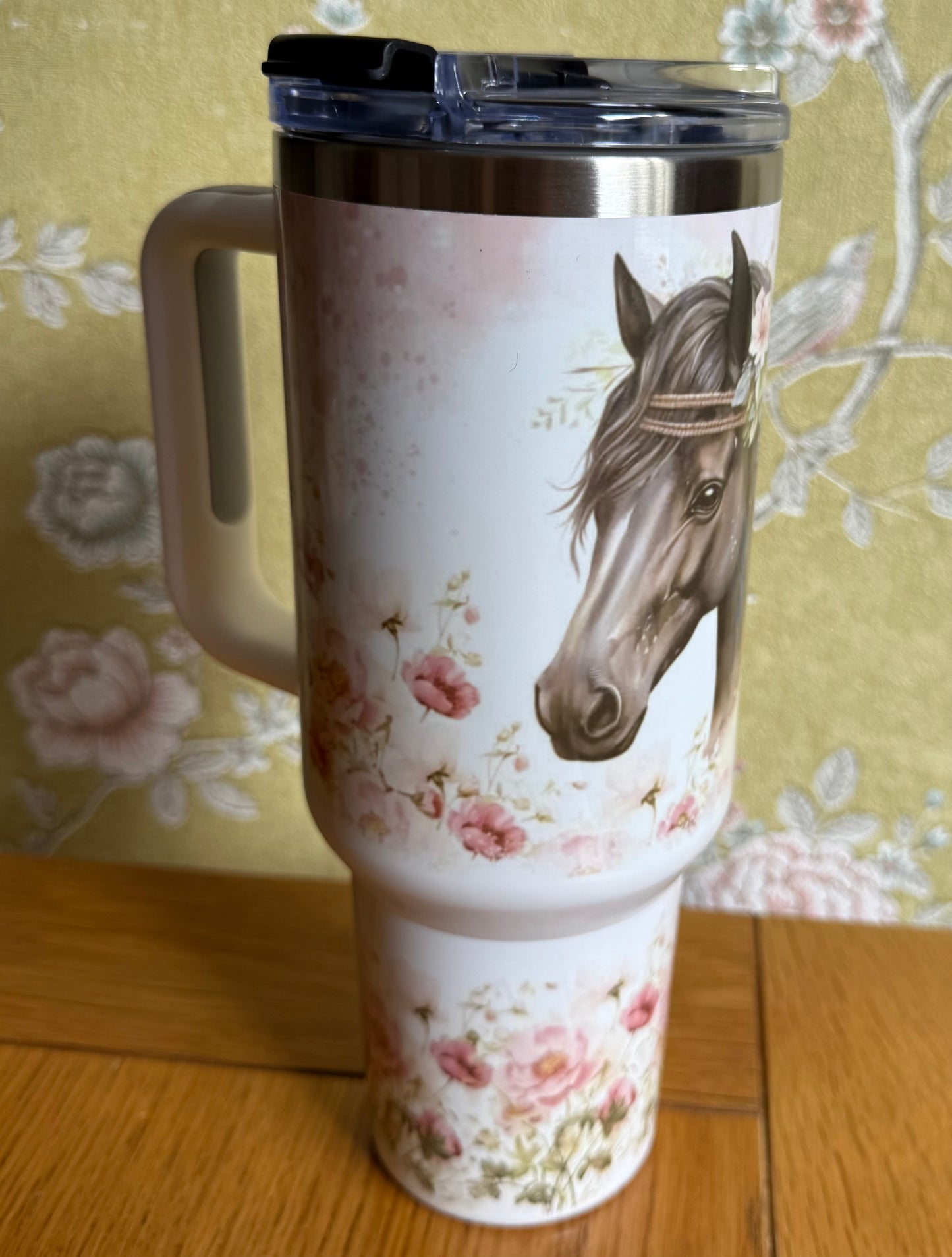 Horse, 40oz Tumbler, 1.1 Litre, Insulated, Stainless Steel, Hot & Cold use, Personalised