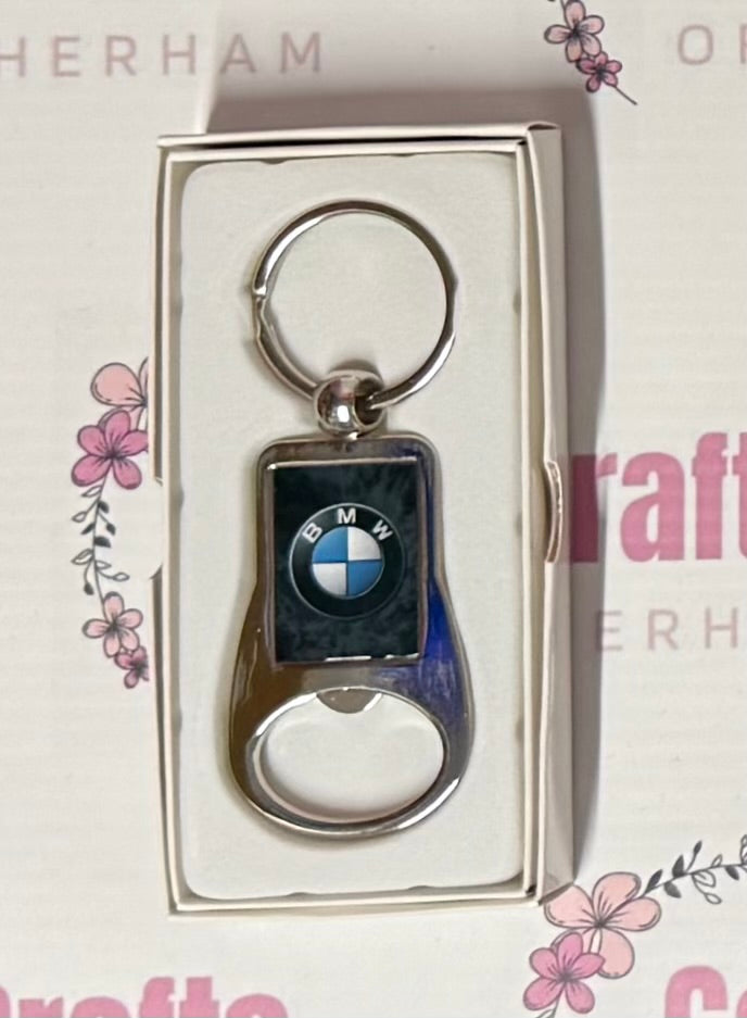 BMW, Metal Bottle Opener Keyring, Key Ring