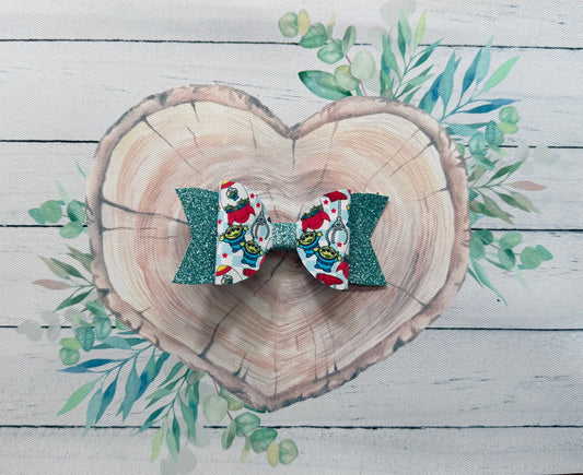 Handmade Alien & The Claw Hairbow, Hair, Bow, Clip Toy Story
