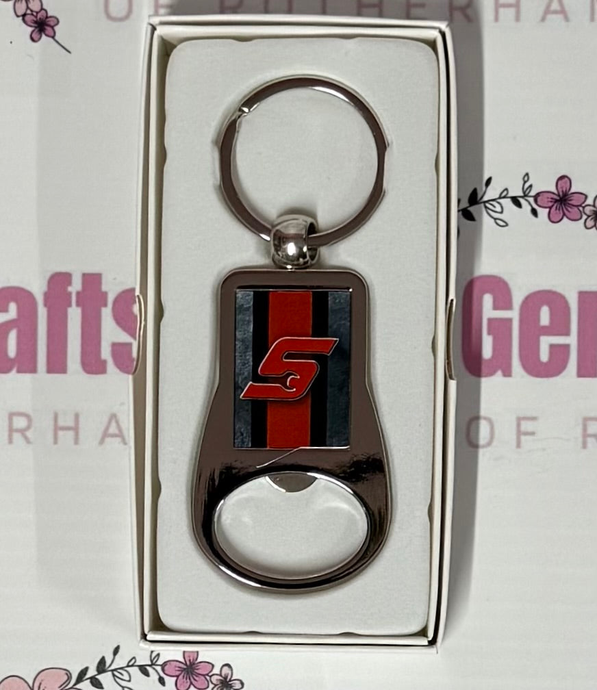 Snap on, Metal Bottle Opener Keyring, Key Ring