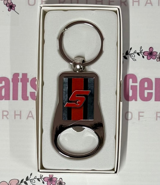 Snap on, Metal Bottle Opener Keyring, Key Ring