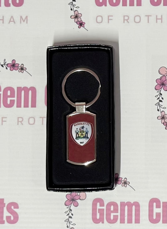 Barnsley Football, Metal Keyring, Key Ring