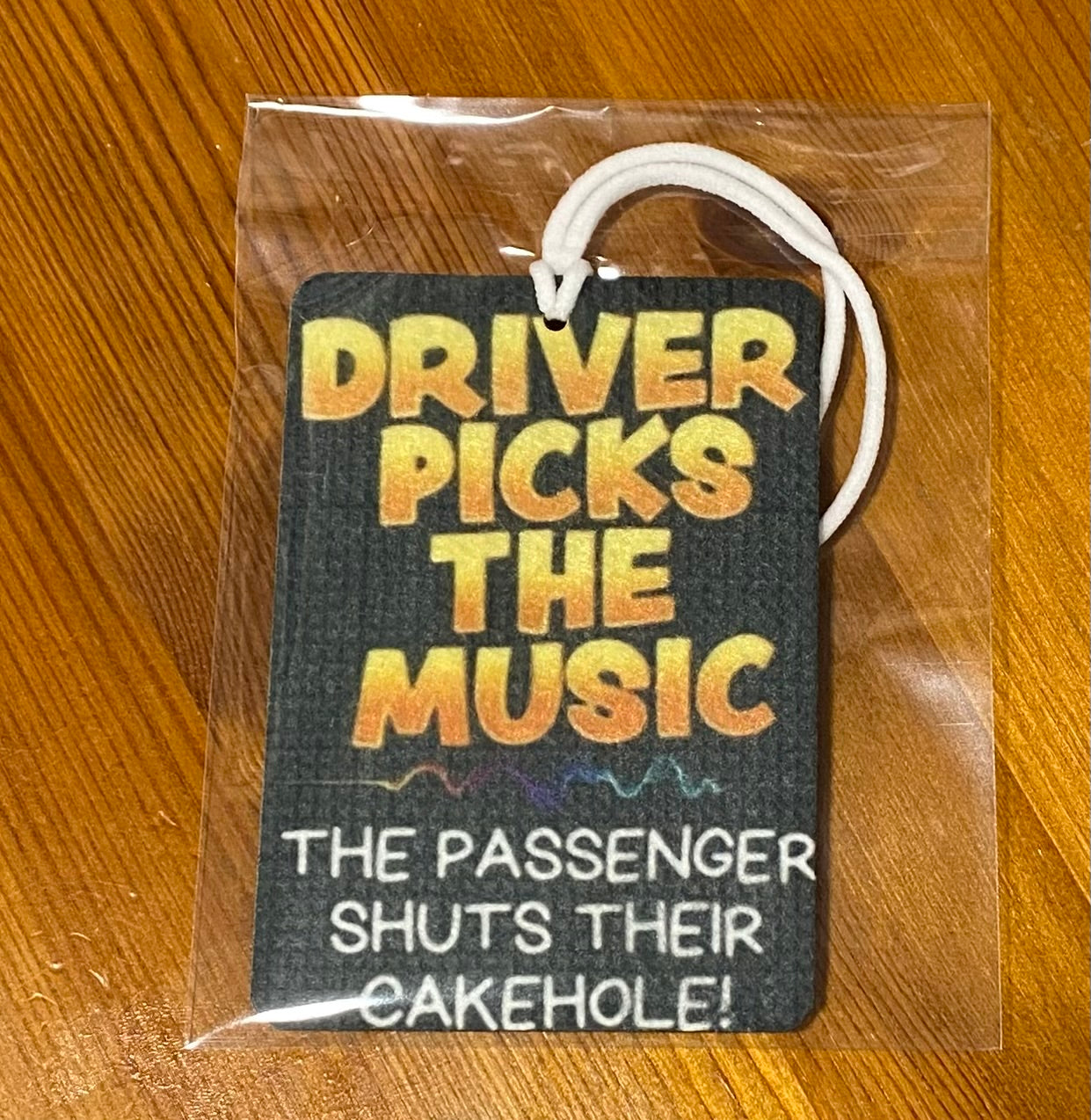 Driver Picks the Music, Hanging Air Freshener, Funny Car Air Freshener