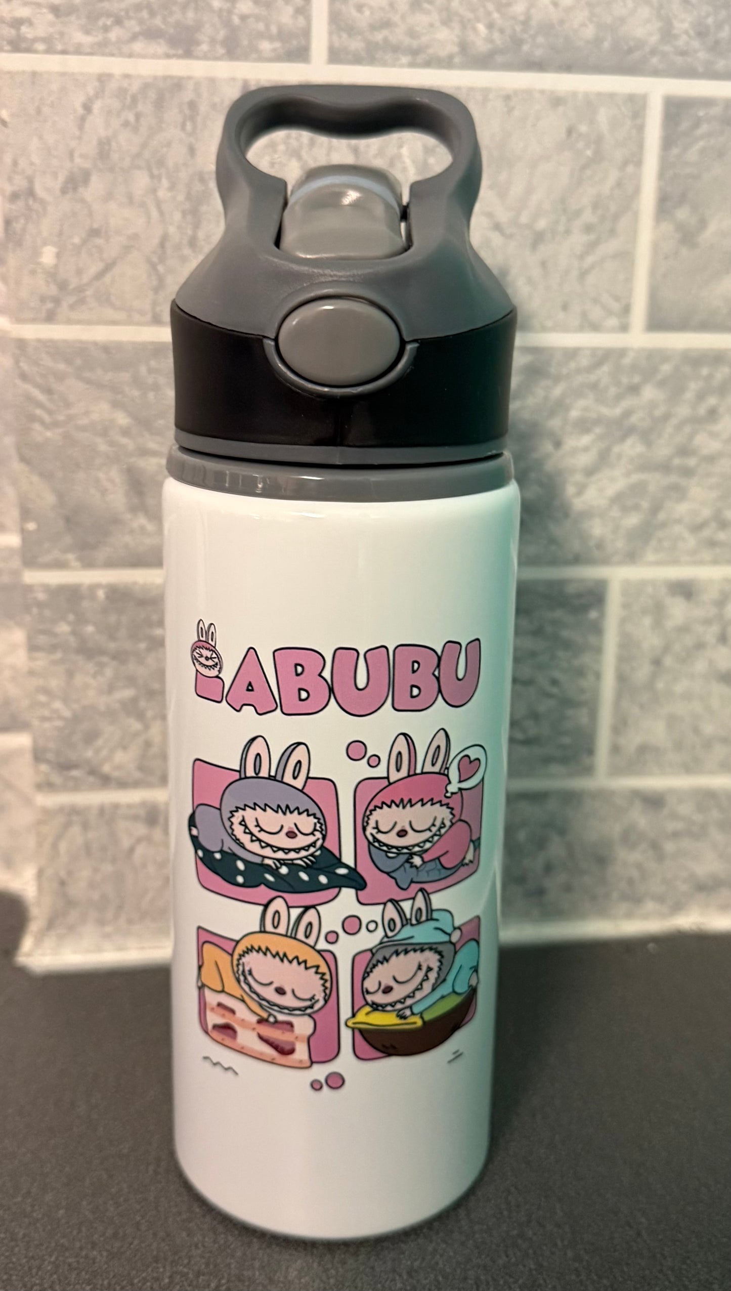 Labubu, Water Bottle, monster