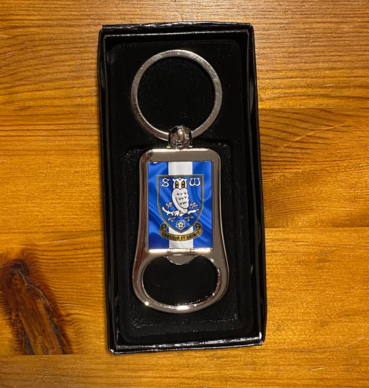 Sheffield Wednesday Football, Metal Bottle Opener Keyring, Key Ring
