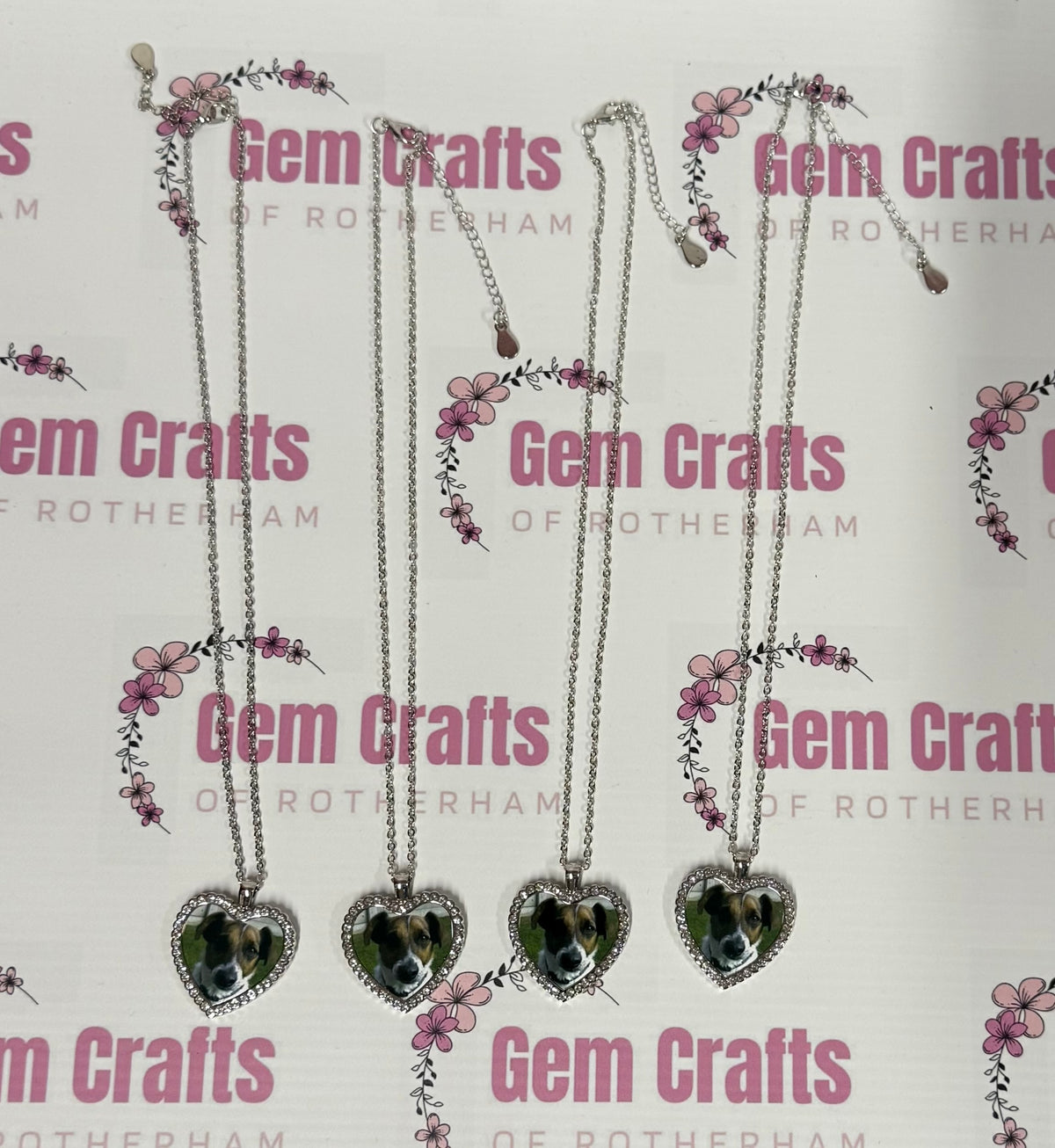 Diamante Photo Necklace, Bridesmaid, Mother of the Bride, Birthday, Memorial, Personalised