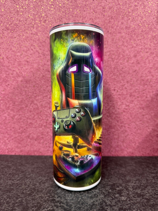 Computer, Gaming, 20oz Tumbler, Insulated, Stainless Steel, Hot & Cold use, Personalised