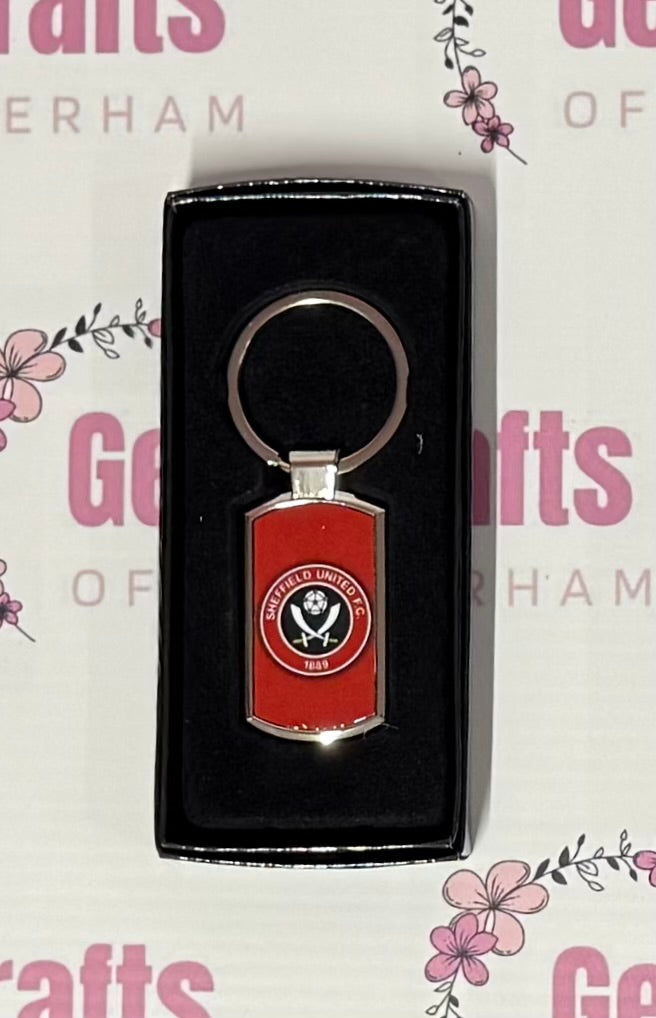 Sheffield United Football, Metal Keyring, Key Ring