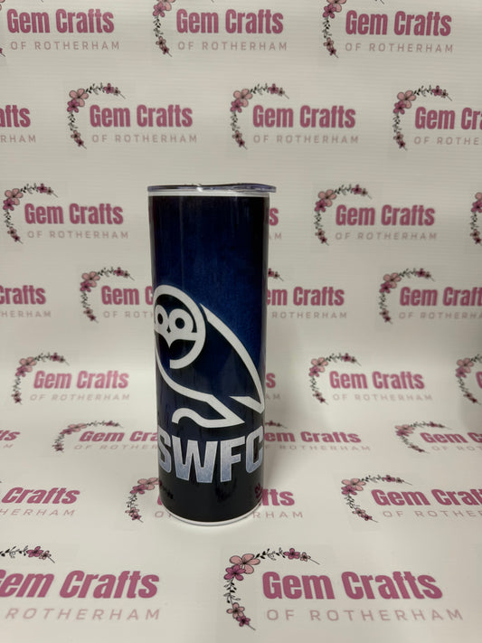 Sheffield Wednesday, SWFC, 20oz Tumbler, Insulated, Stainless Steel, Hot & Cold use, New Logo