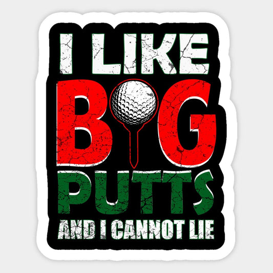 I Like Big Putts, Coaster, Cushion, Water Bottle, Keyring, Travel Mug