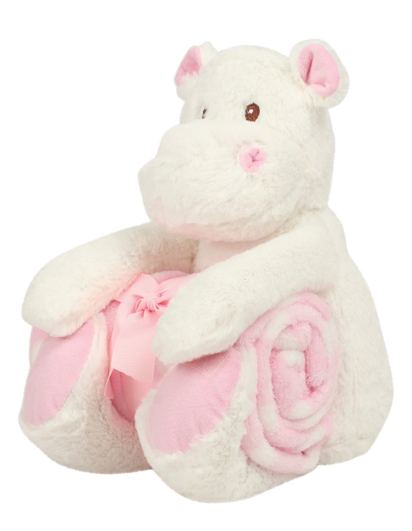 Clearance, Baby Soft Toy & Blanket, Pink Hippo, Boy or Girl, Soft Toy, Last One
