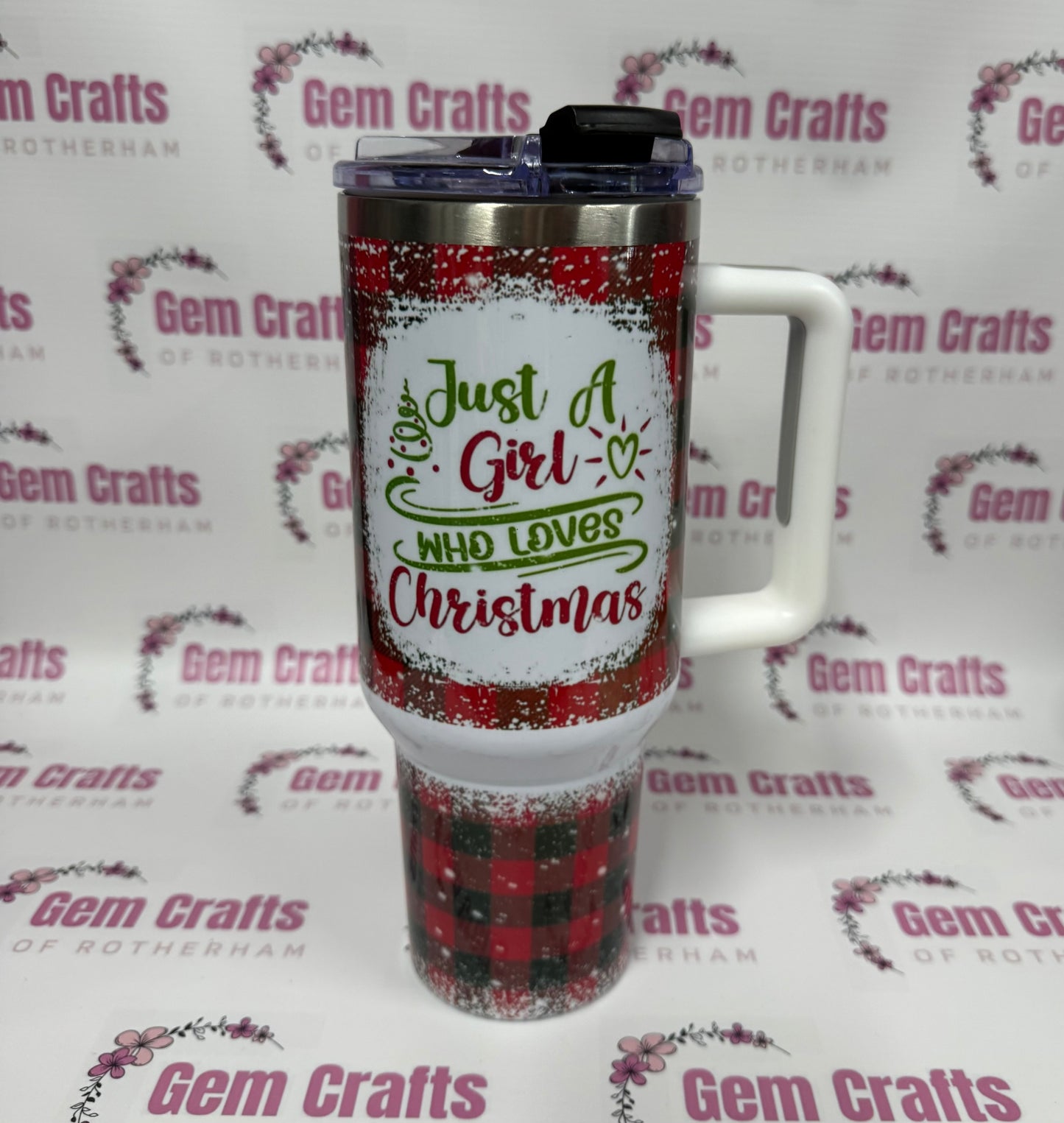Clearance, Christmas, 40oz Tumbler, 1.1 Litre, Insulated, Stainless Steel, Hot & Cold use