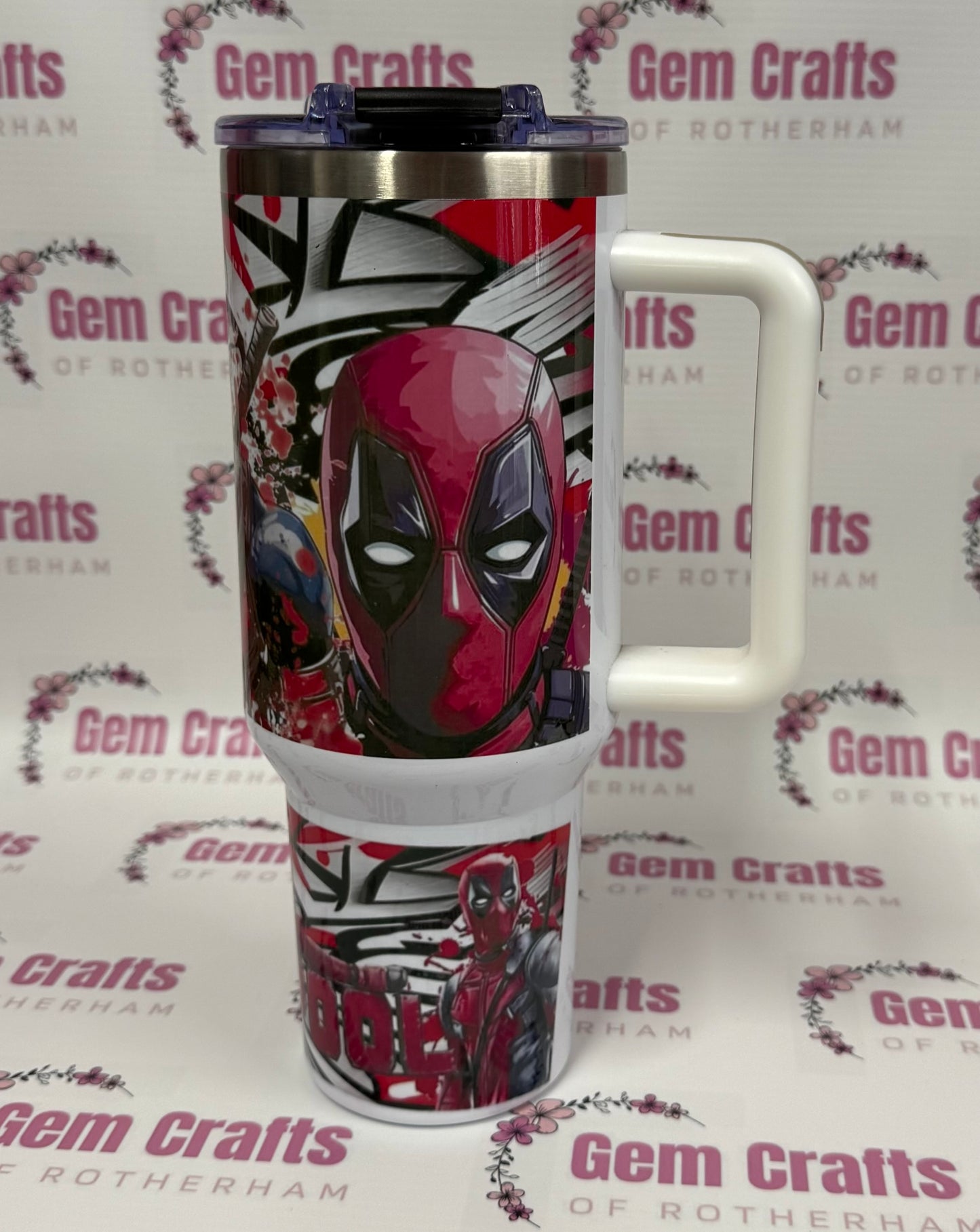 CLEARANCE, LAST ONE, Deadpool, 40oz Tumbler, 1.1 Litre, Insulated, Stainless Steel