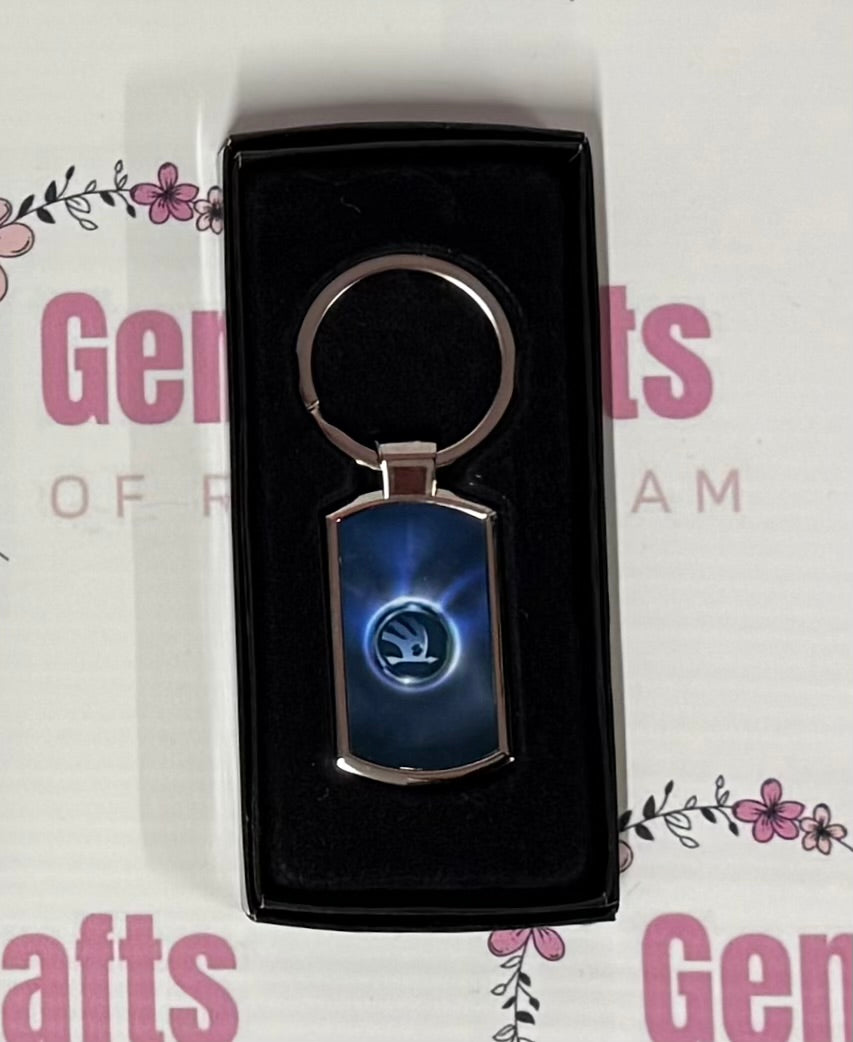 Skoda, Metal Keyring, Key Ring