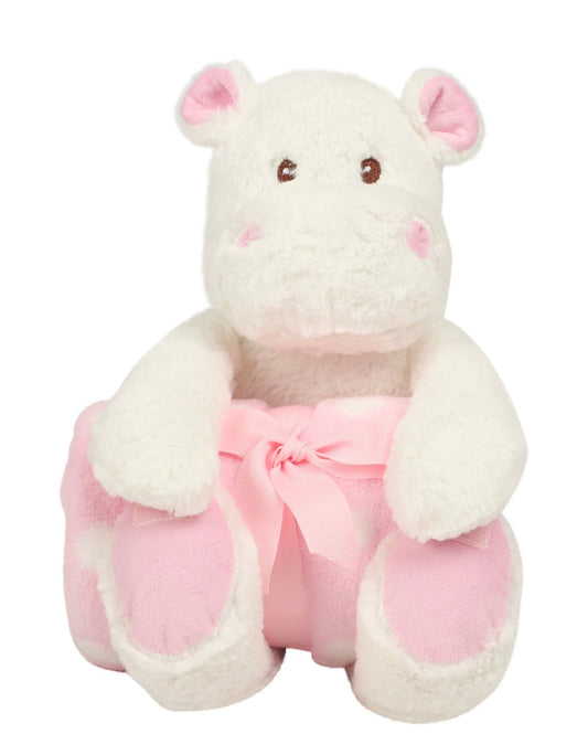 Clearance, Baby Soft Toy & Blanket, Pink Hippo, Boy or Girl, Soft Toy, Last One