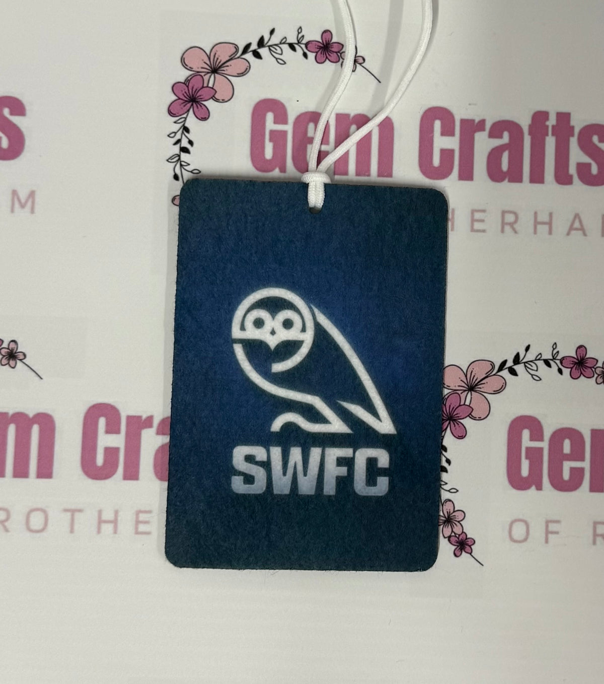 New Logo SWFC, Sheffield Wednesday, Hanging Air Freshener, Car Air Freshener