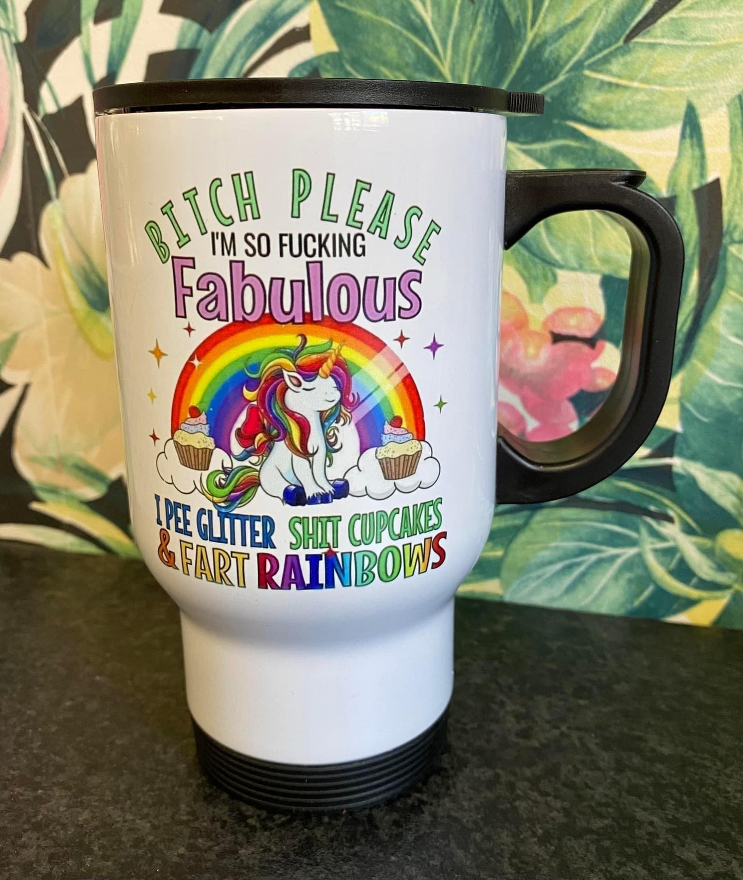 Bitch Please, Unicorn, Thermos Travel Mug