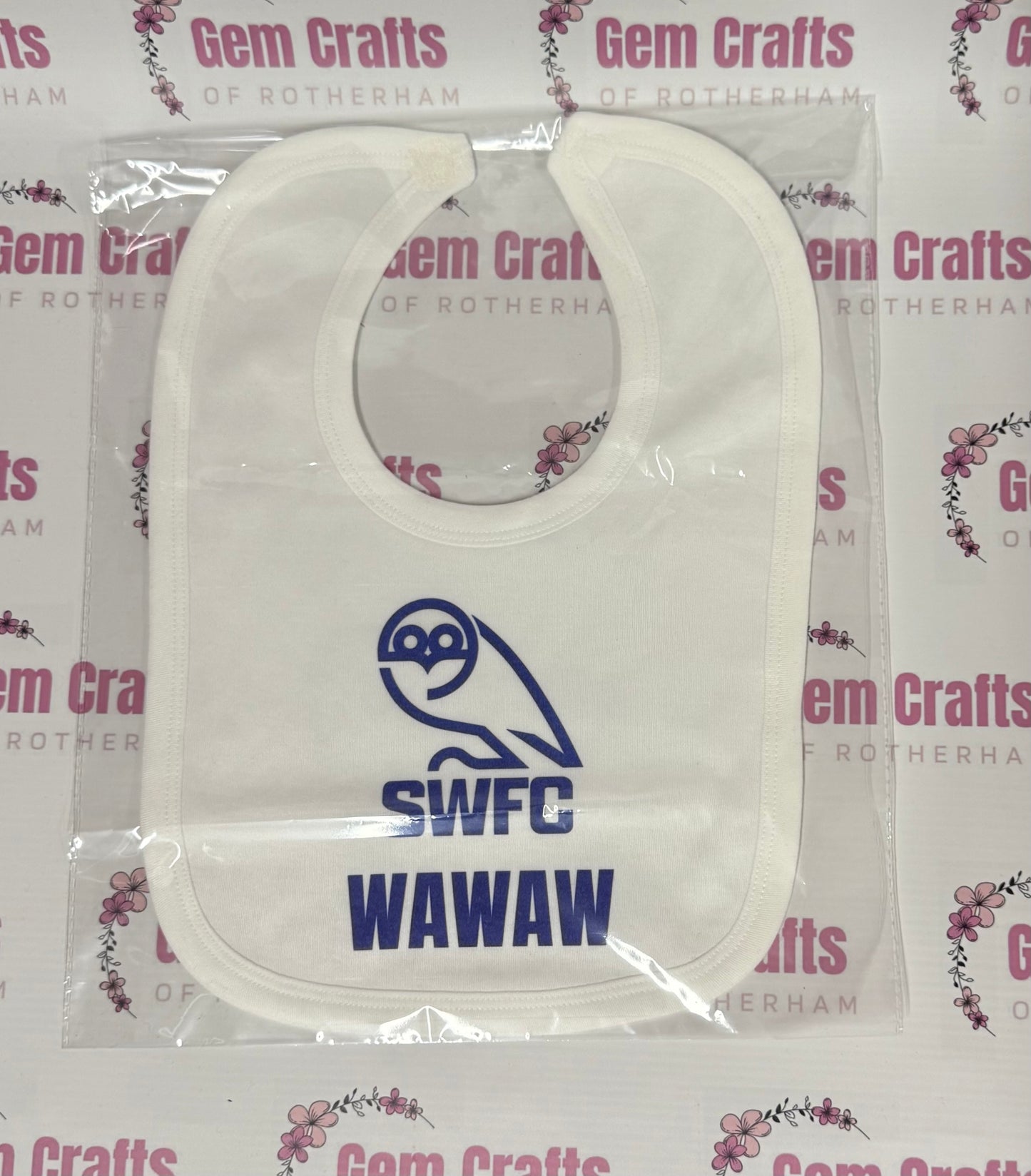 Sheffield Wednesday Personalised Baby Bib! Family Name, Babies Name, Football Team