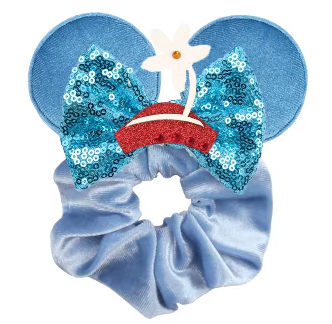 Mouse Ear Velvet Scrunchie, Mary Poppins, Fun