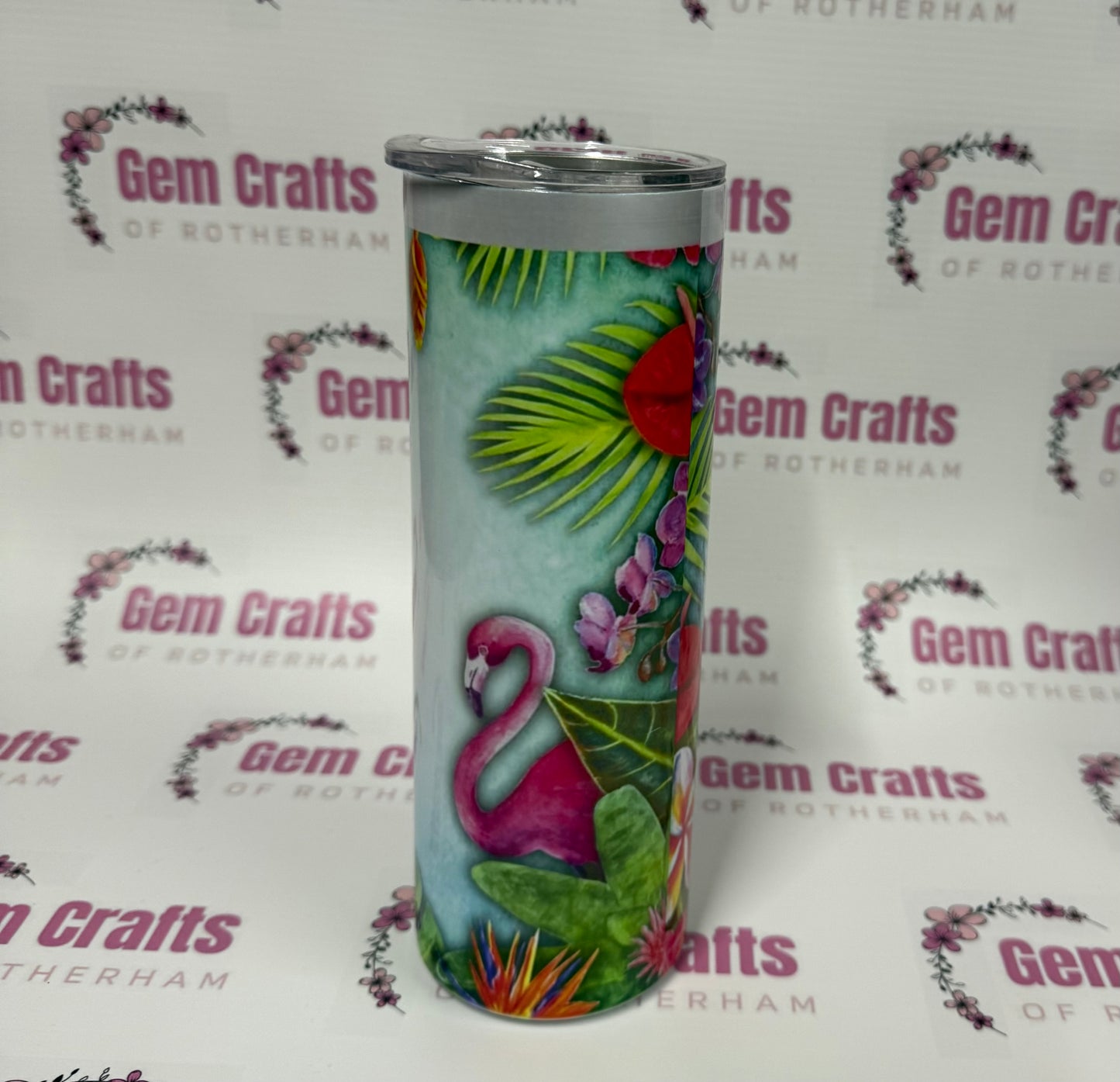 REDUCED Tumbler, Flamingo, End of Line