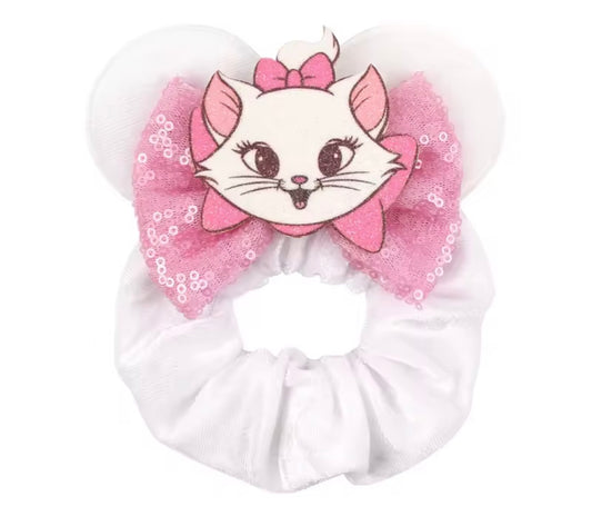 Mouse Ear Velvet Scrunchie, Marie, Aristocat, Fun
