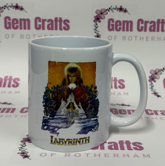 Labyrinth, David Bowie, Ceramic Mug & Coaster