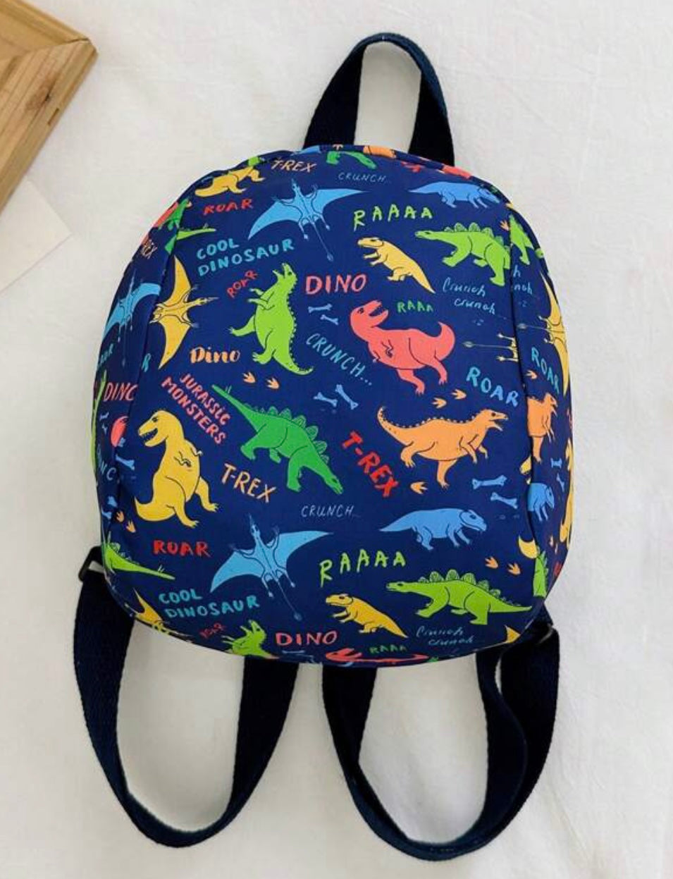 Kids Small Dinosaur Rucksack, Blue, School, Toddler, Travel, Nursery