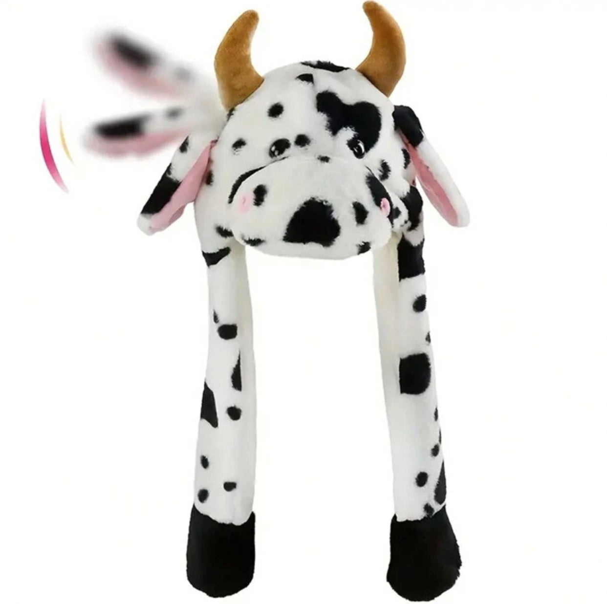 Kids Novelty Hat, Moving Ears, Flapping Ears, Cow