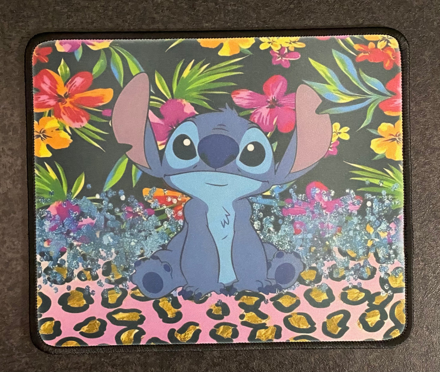 Stitch Design, Fabric Mouse Mat, Desk Saver, Gamer, Work, Computer