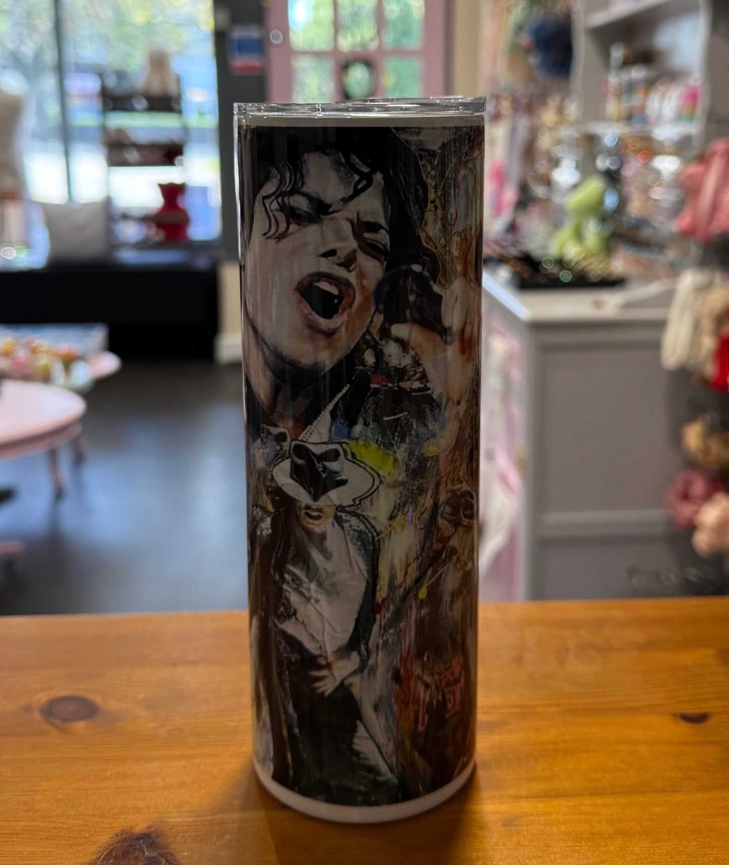 Michael Jackson, 20oz Tumbler, Insulated, Stainless Steel, Hot & Cold use, music