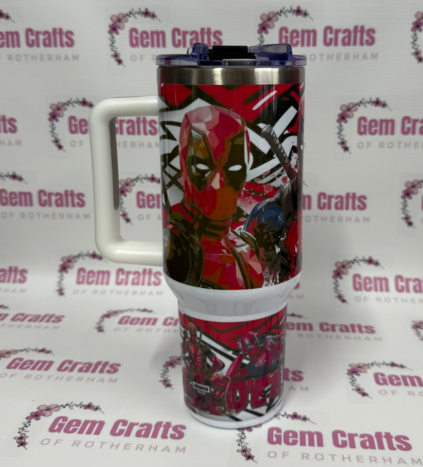 CLEARANCE, LAST ONE, Deadpool, 40oz Tumbler, 1.1 Litre, Insulated, Stainless Steel