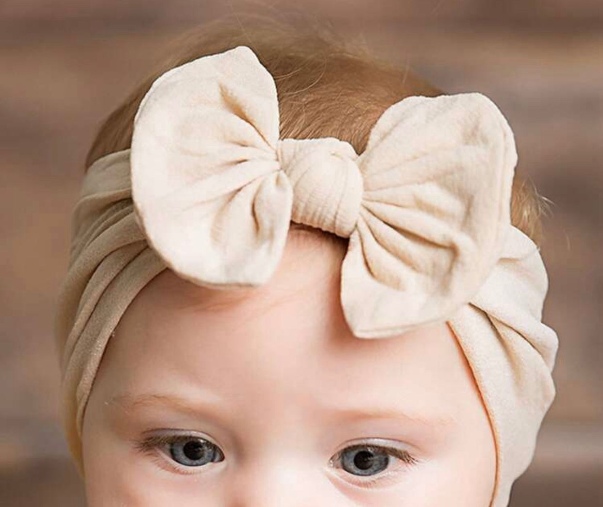 Soft Baby Bow Headband, Elasticated Headband, Children, Baby, Choice of Colour