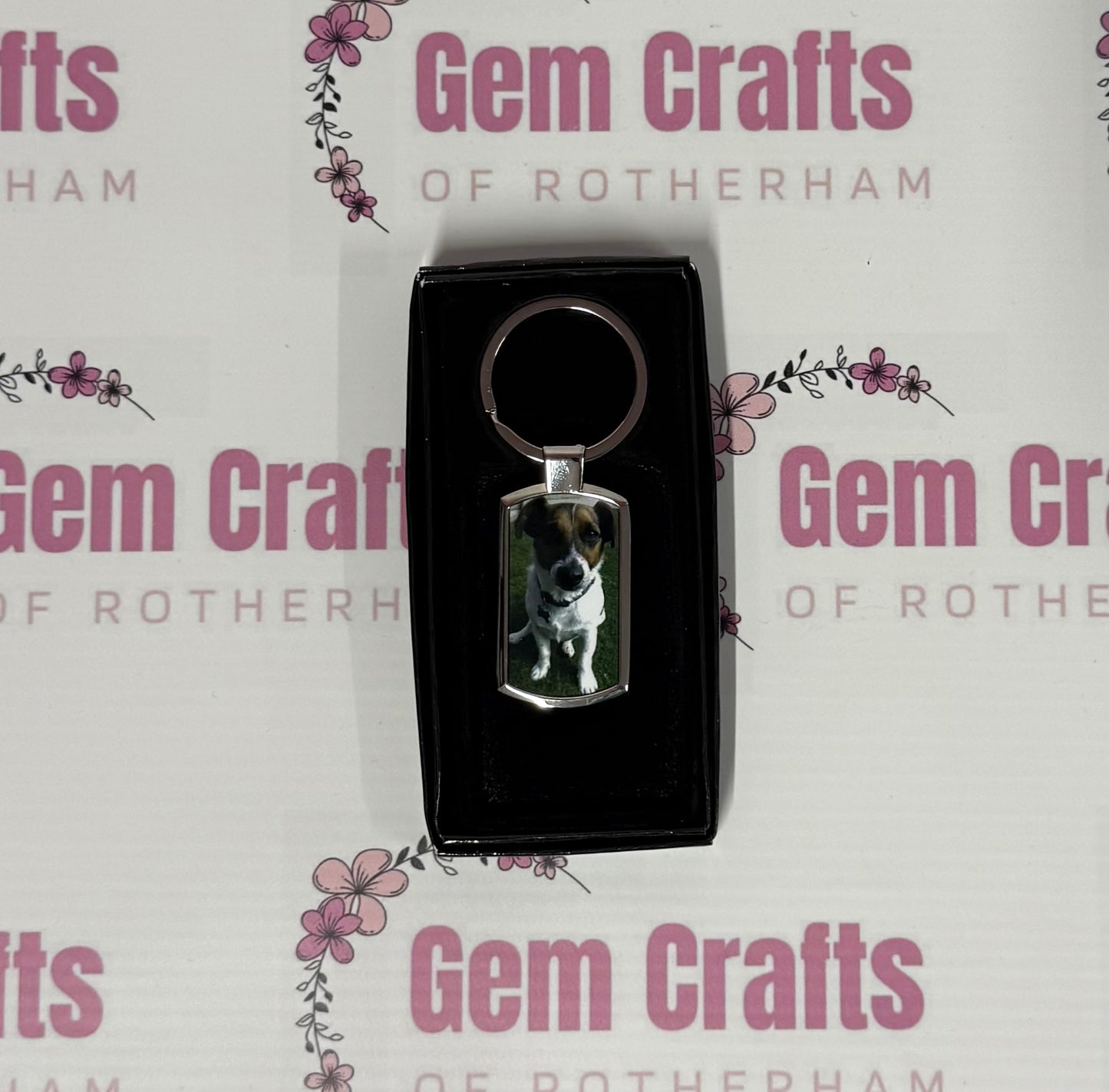 Your Picture on a Keyring, Metal Keyring, Key Ring