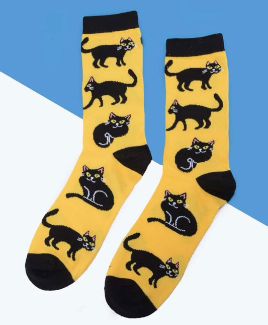 Animal Novelty Socks, Adult Socks, Cat Socks