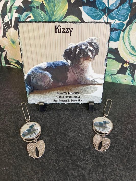 Personalised Pet Memorial Photo Slate