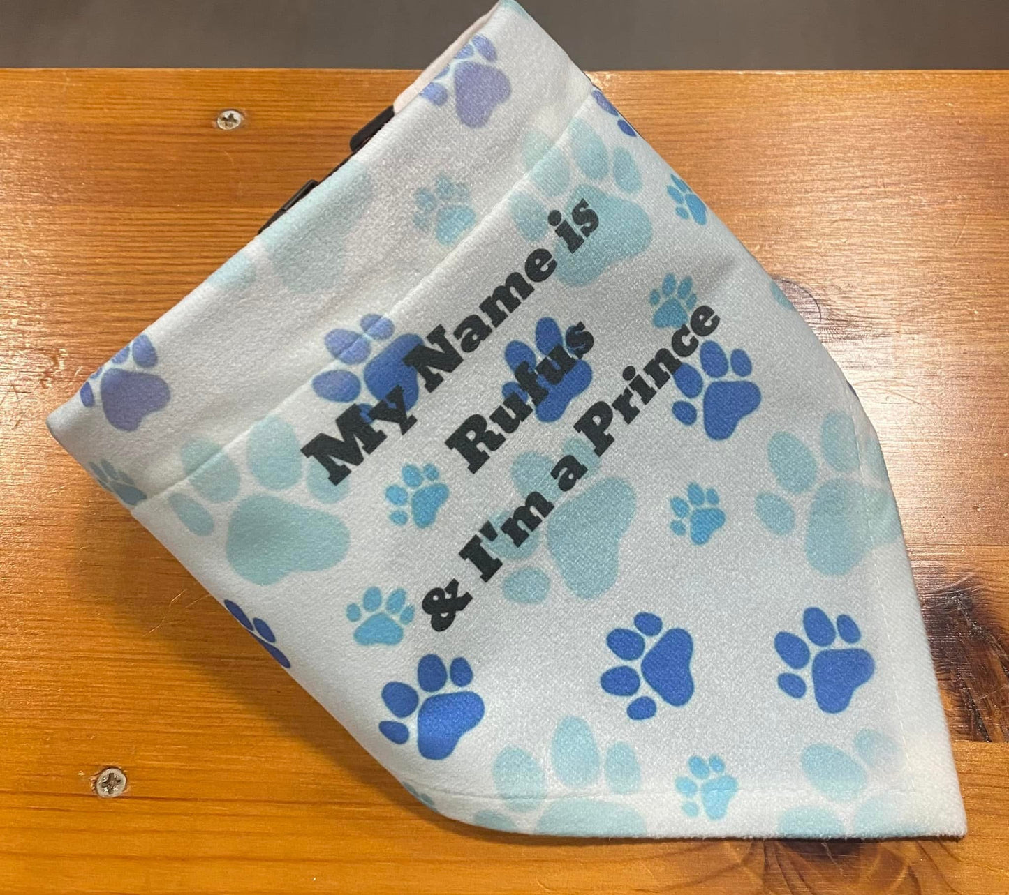 Large Dog Bandana, Pet Scalf, Pet Collar, Personalised