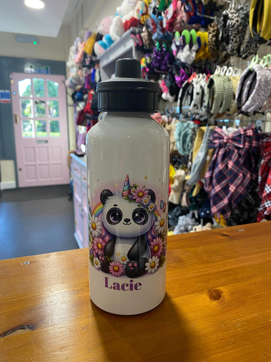 Unicorn Panda, Water Bottle, 600ml, Cold, Drinks