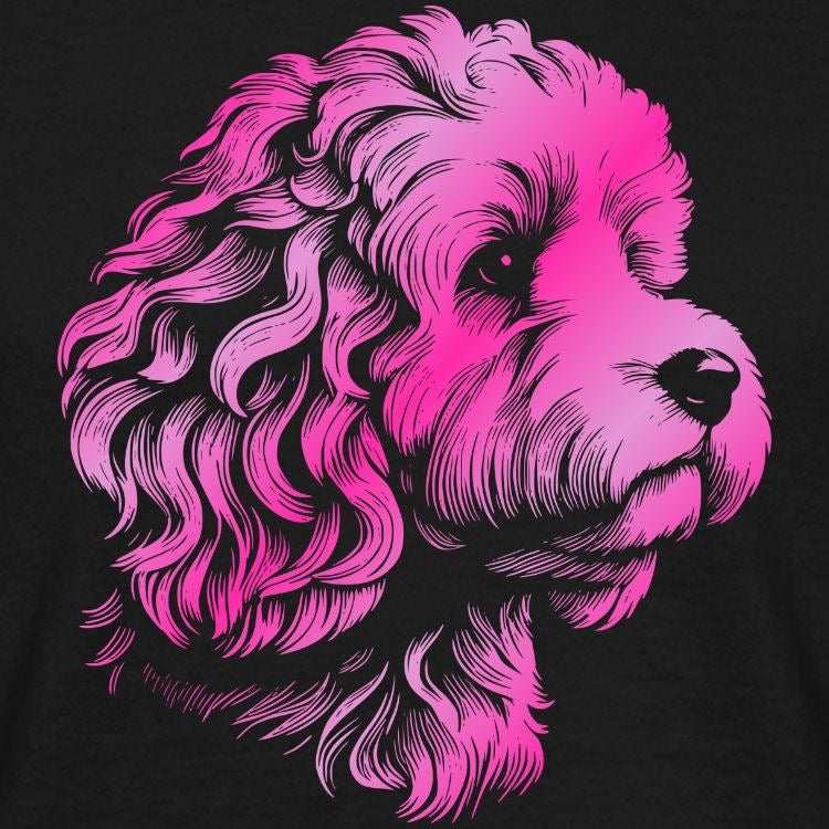 Cockapoo, Pink, Neon, 20oz Tumbler, Insulated, Stainless Steel, Hot & Cold use, Dog