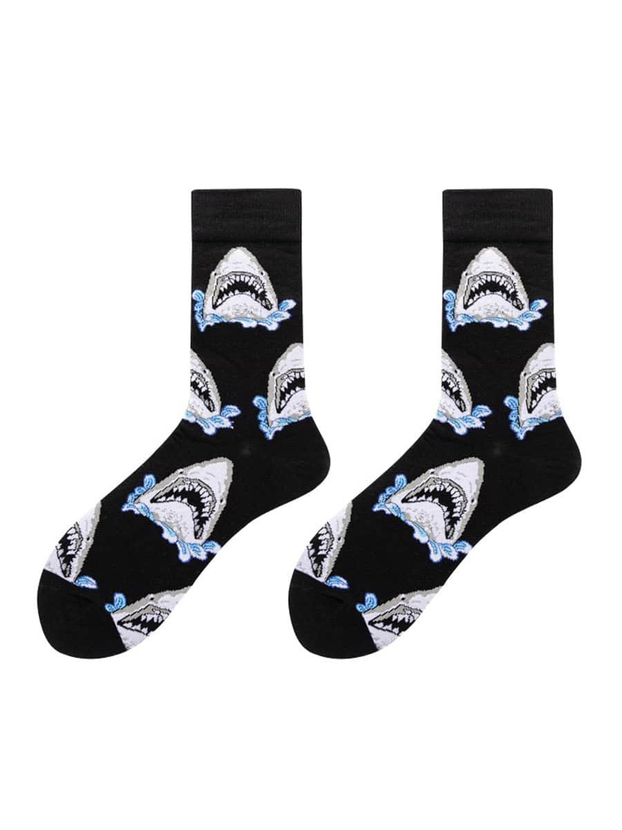 Jaws Novelty Socks, Adult Socks, Shark Socks, Christmas
