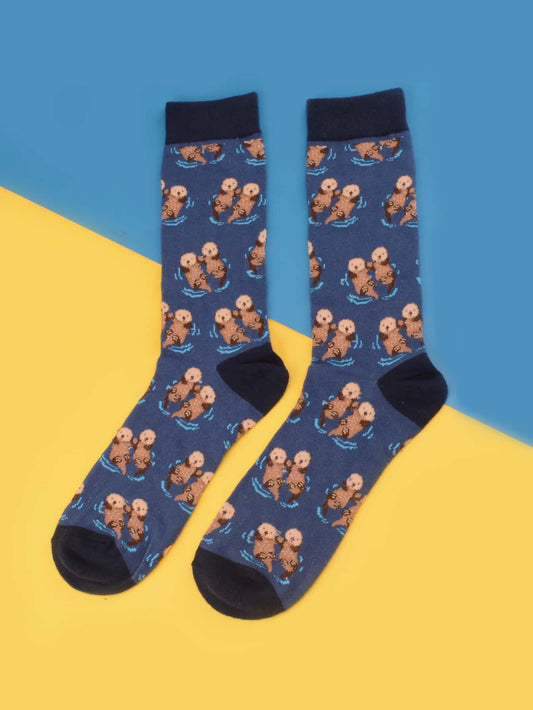 Animal Novelty Socks, Adult Socks, Otter Socks