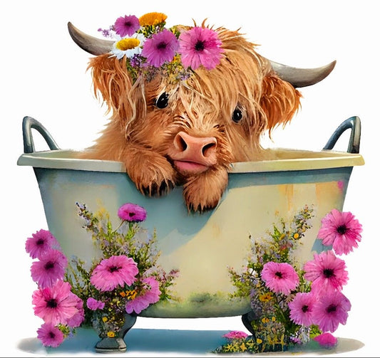 Highland Cow Money Box, Piggy Bank, Savings, Ceramic Money Box, Personalisation