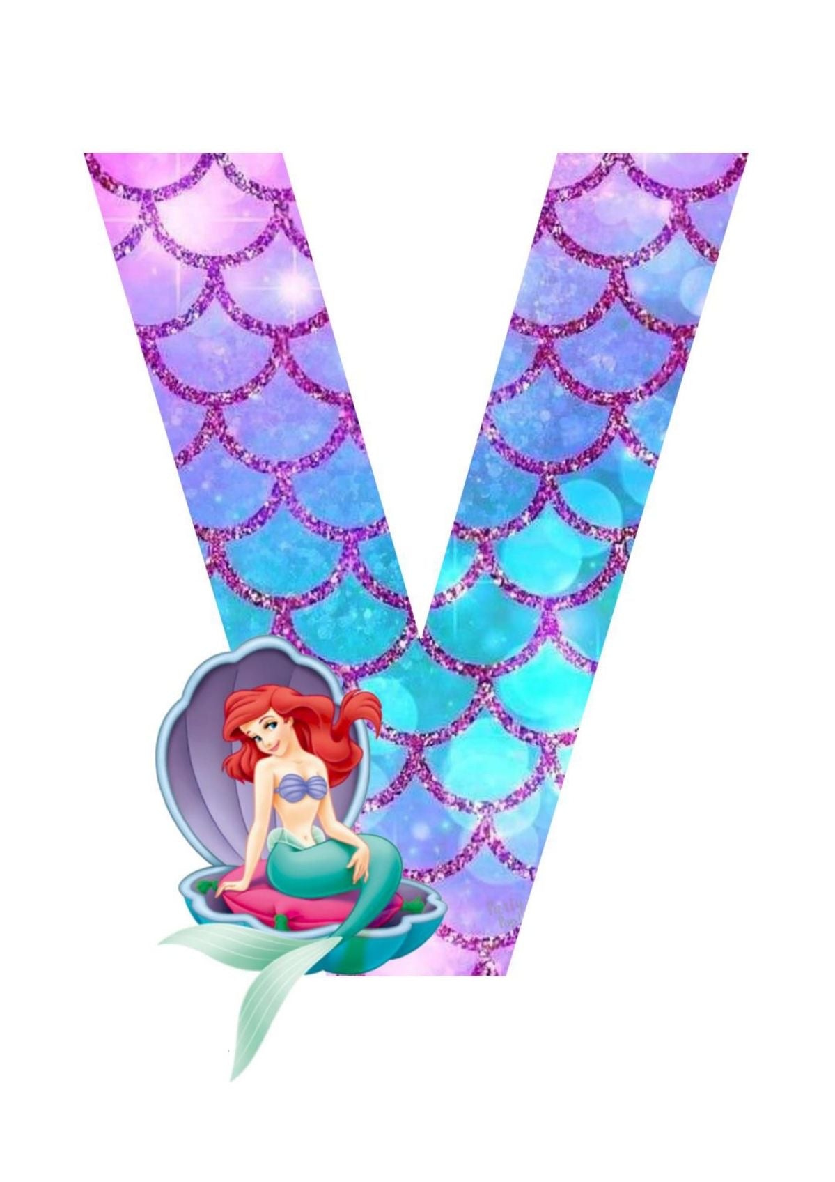 Kids Personalised Mermaid PJs - Plain Pink - Birthday, Initials, Name, Ages 6 Months - 10 Years