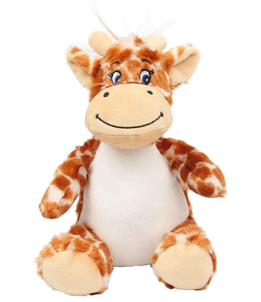 Brown Giraffe, Mini Mumbles Bear, Print Me Bear, Personalised Soft Toy