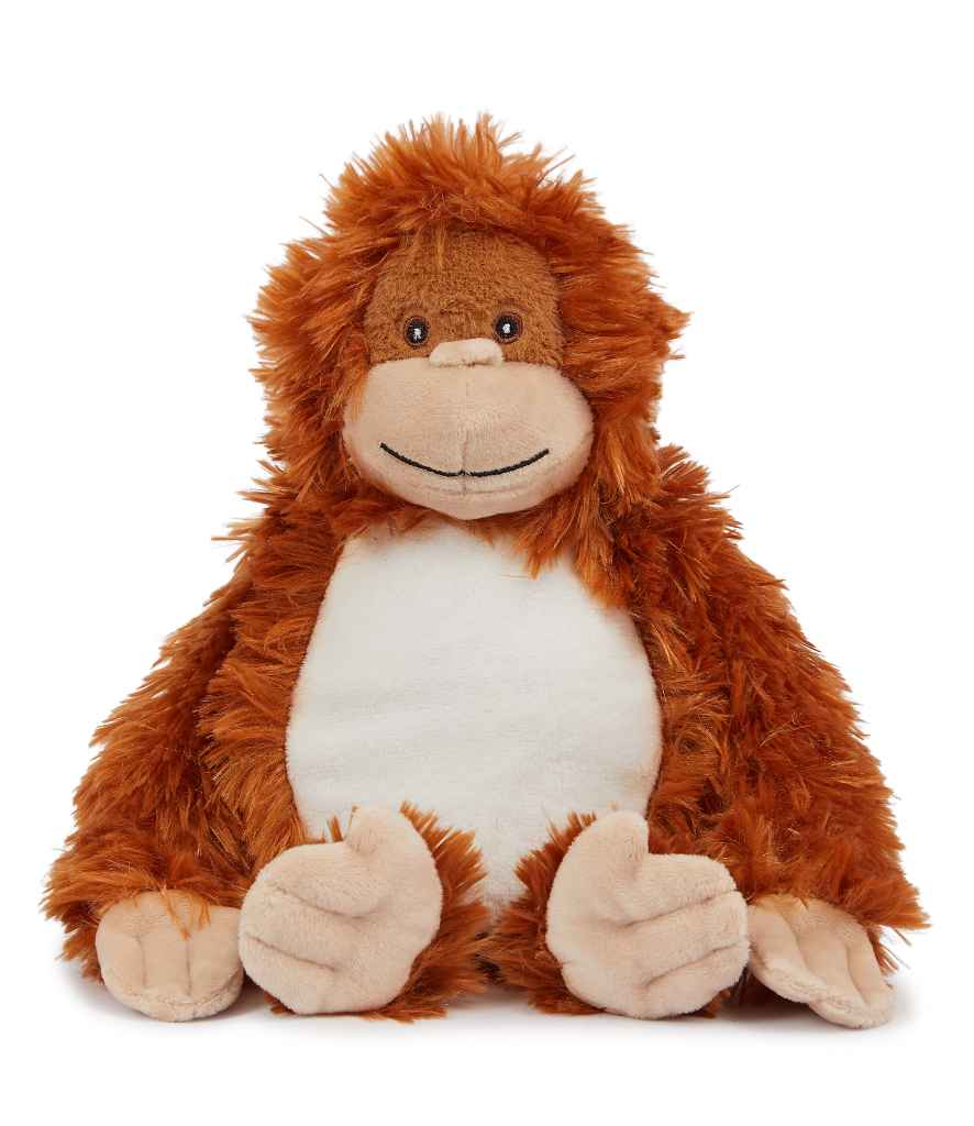 Orange Orangutan, Mini Mumbles Bear, Print Me Bear, Personalised Soft Toy